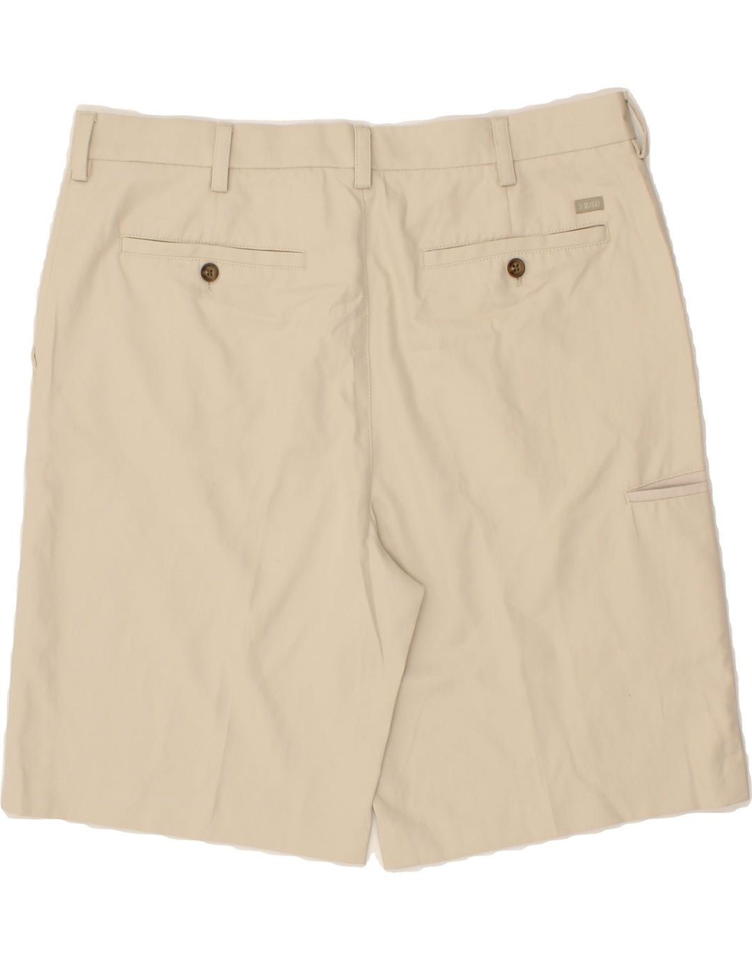 IZOD Mens Cargo Shorts W38 XL Beige Polyester Vintage Izod and Second-Hand Izod from Messina Hembry 