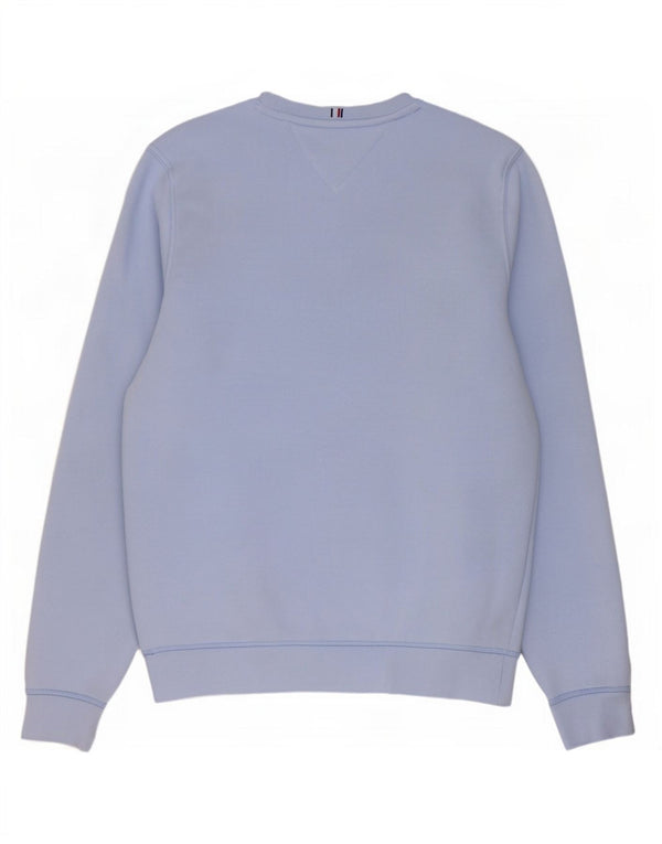 Tommy Hilfiger Mens Graphic Sweatshirt Jumper Small Blue Cotton