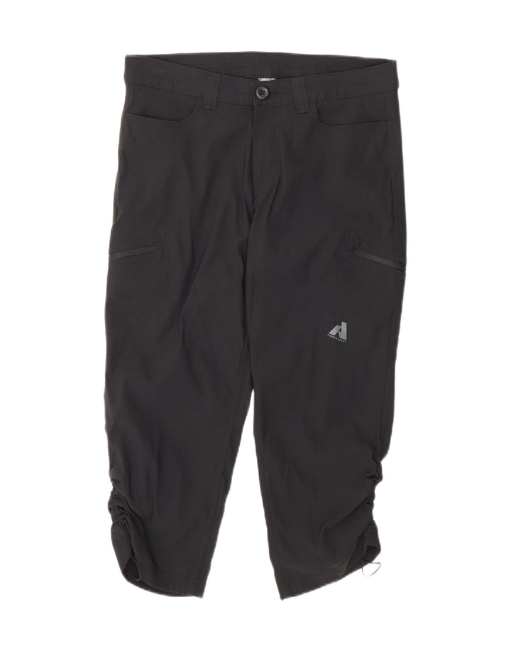 EDDIE BAUER Womens Straight Cargo Capri Trousers US 6 Medium W30 L20 Black Vintage Eddie Bauer and Second-Hand Eddie Bauer from Messina Hembry 