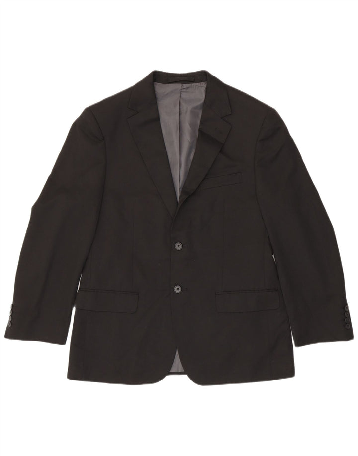 Jachetă pentru bărbați Marks & Spencer, scurtă, cu 2 nasturi, UK 40 Medium Black