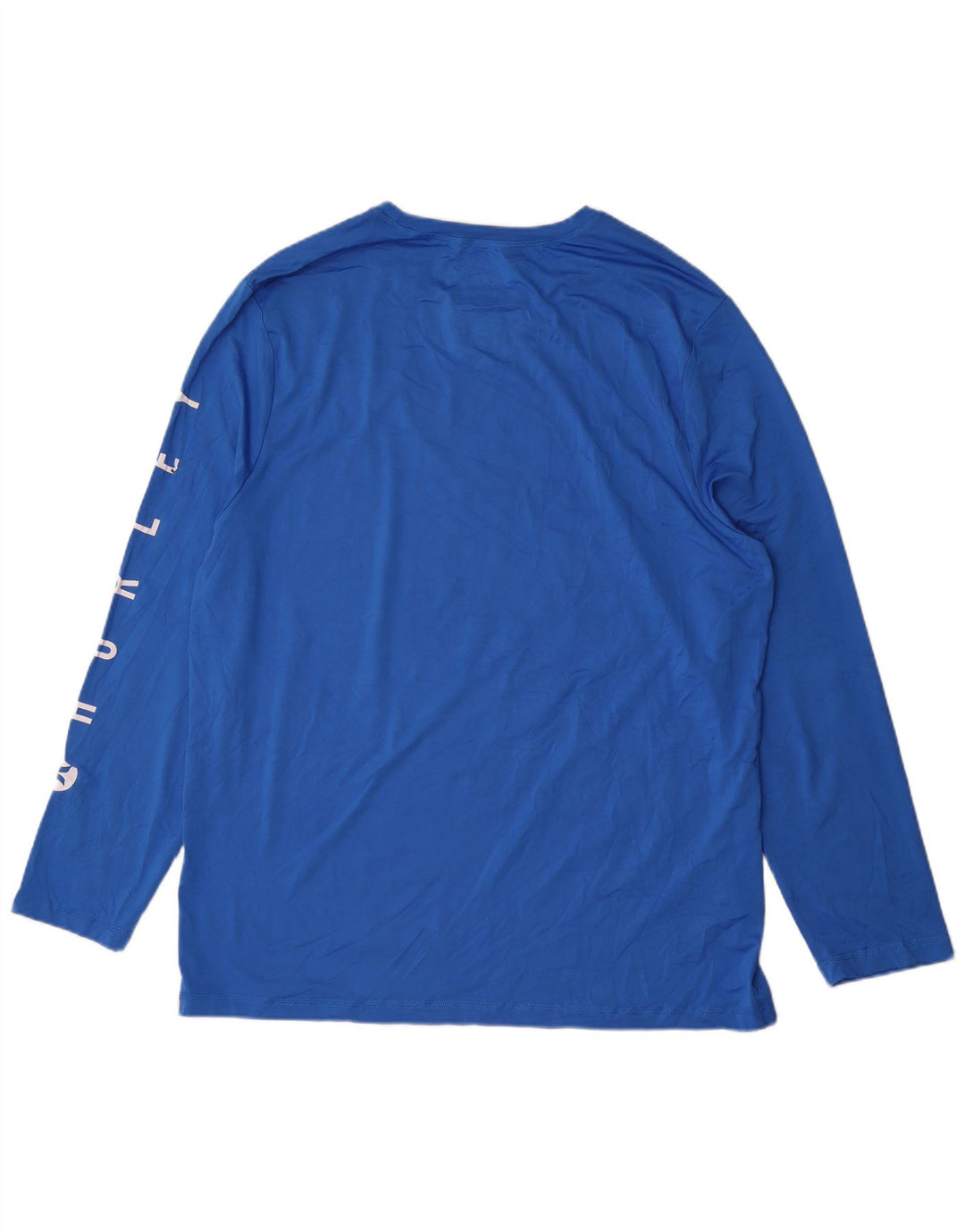 Hurley Mens Graphic Top Long Sleeve XL Blue Polyester