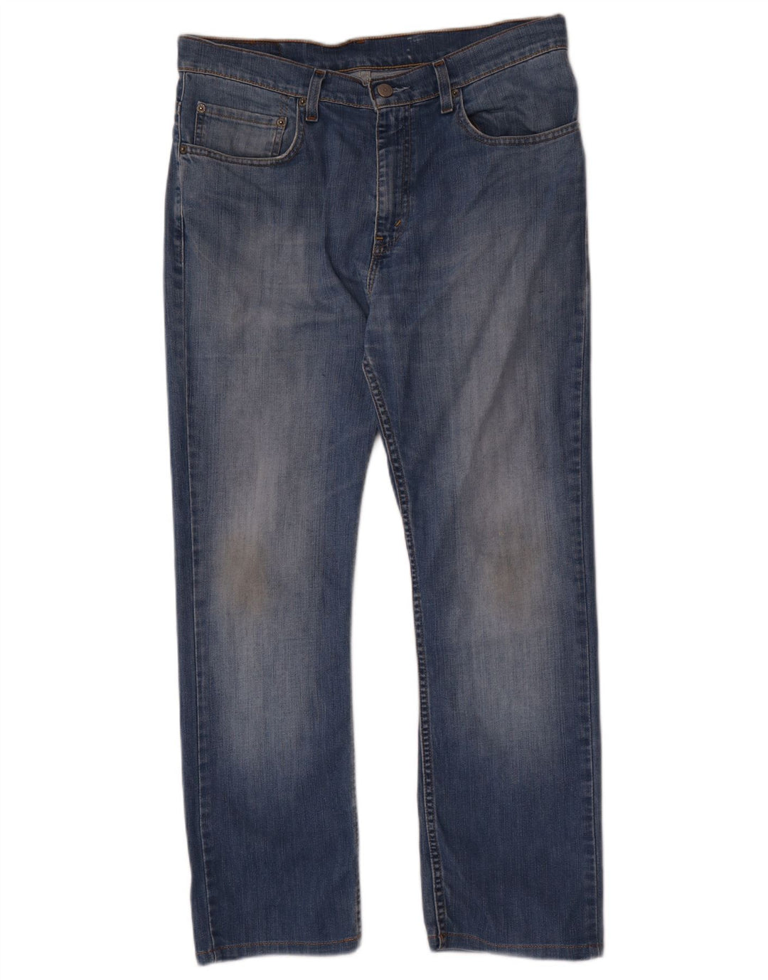 Levi's Straight Jeans til mænd W34 L28 blå bomuld