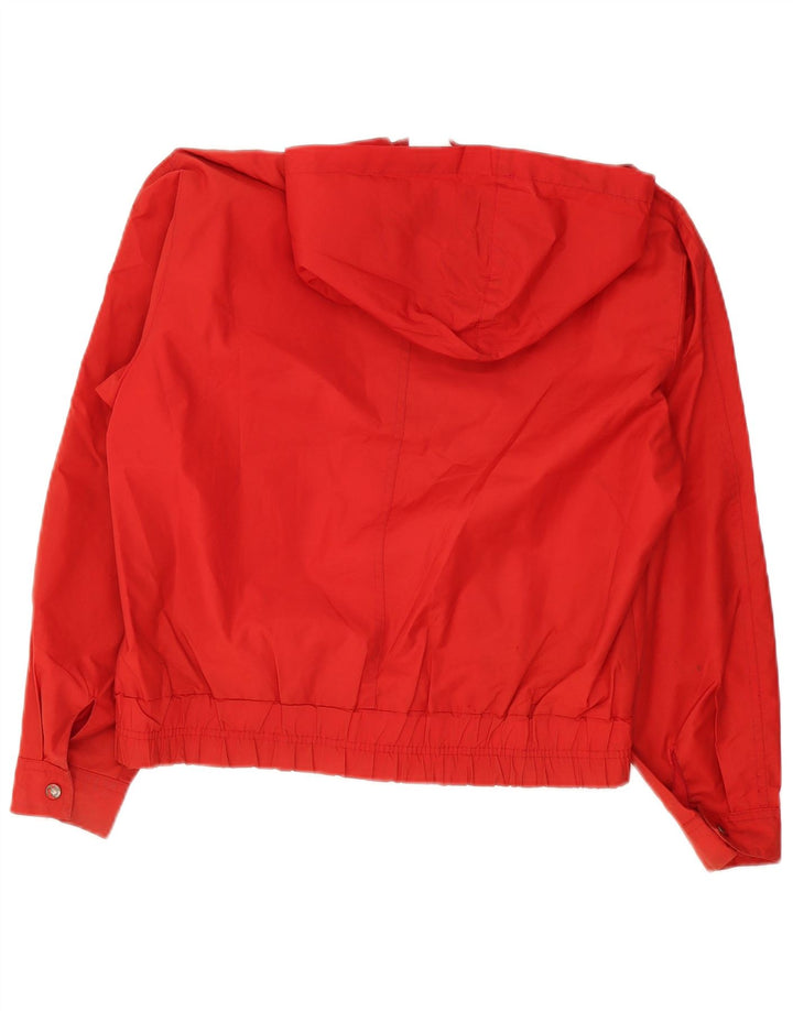 CARRERA Mens Hooded Bomber Jacket UK 36 Small Red