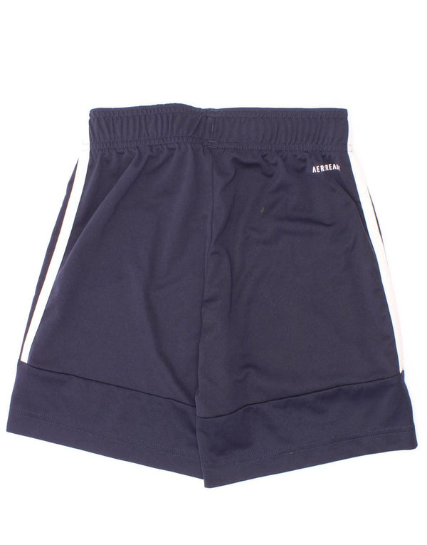 Adidas Boys Aeroready Sports Shorts 7-8 år Navy Blue Polyester