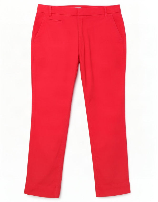 Pantaloni chino slim da donna Patagonia US 0 XS W28 L26 cotone rosso