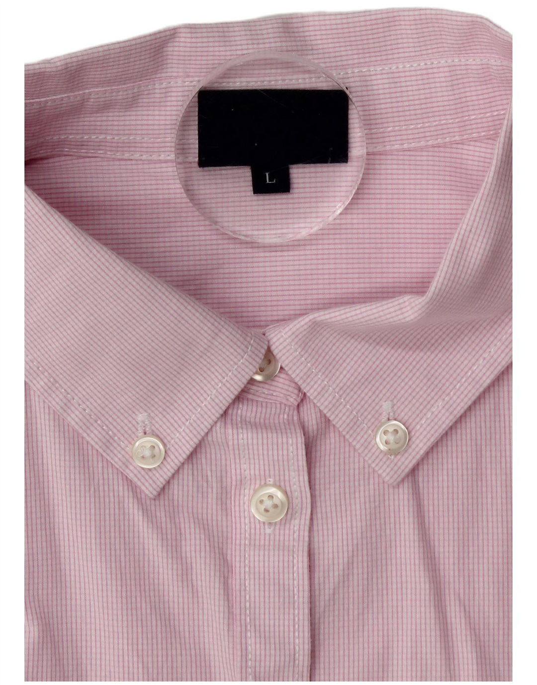 Kappa Womens Shirt UK 16 Large Pink Check Cotton