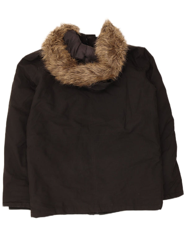 Jack & Jones Veste matelassée à capuche pour homme UK 36 Small Noir Polyester