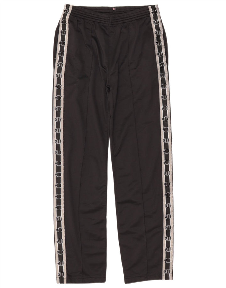 Champion Mens Graphic Tracksuit Trousers Medium  Black