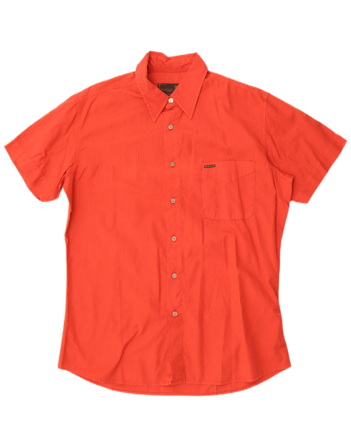 Marlboro Classics Mens Short Sleeve Shirt Large Red Cotton