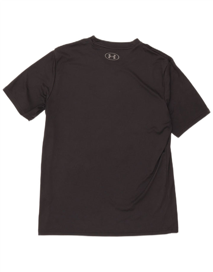 UNDER ARMOUR Mens T-Shirt Top Medium Black Polyester