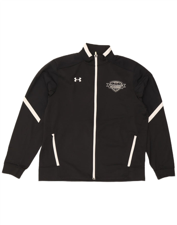 Under Armour Mens Tracksuit Top Jacket XL Black Colourblock Polyester