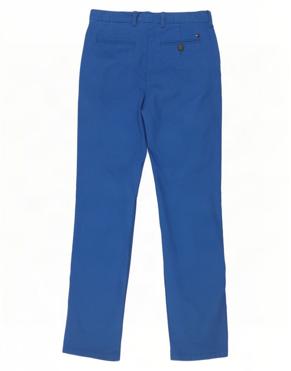 Tommy Hilfiger Herre Slim Chino Bukser W32 L34 Blå Bomuld