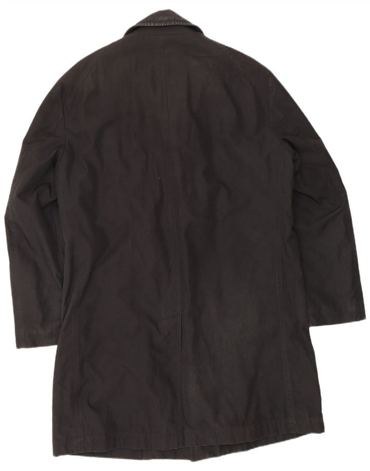 HUGO BOSS Herren Mantel IT 48 Mittelschwarzes Polyester