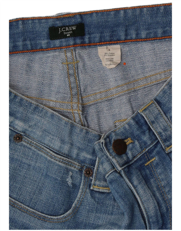 J. CREW Womens Denim Shorts US 6 Medium W30  Blue Cotton