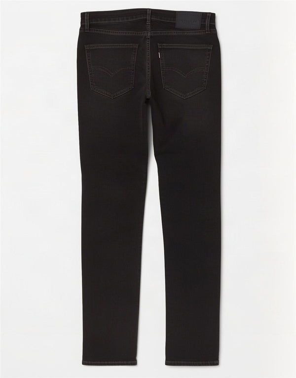 Levi's Mens Straight Jeans W33 L30 Black Cotton