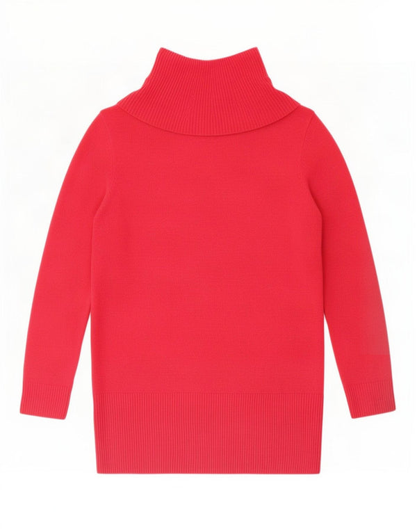 Marks & Spencer Rollkragenpullover für Damen, UK 14, Größe L, Rosa, Acryl