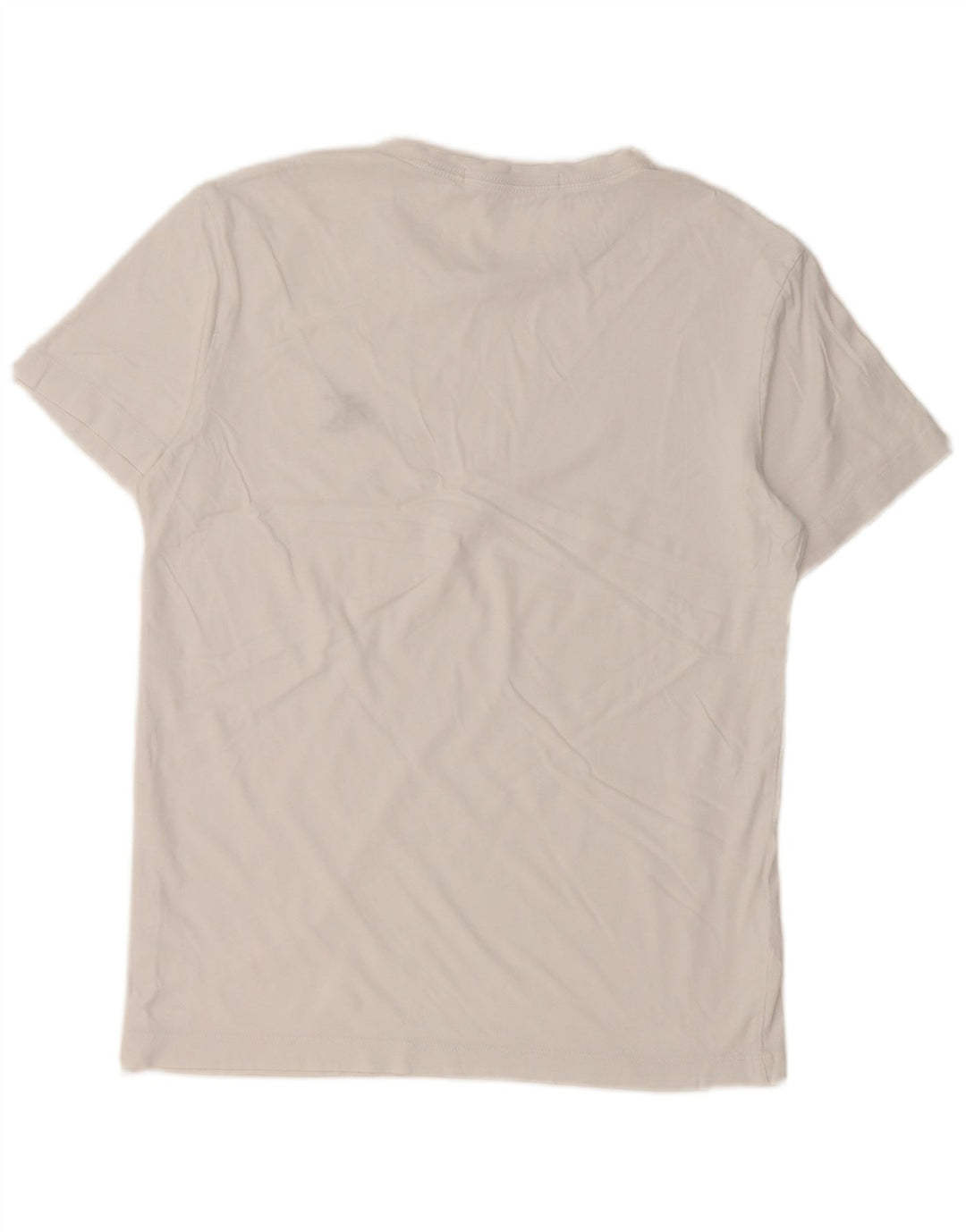 CALVIN KLEIN Womens T-Shirt Top UK 14 Medium White