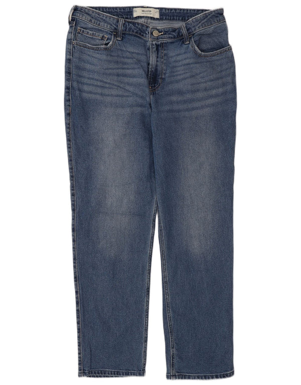 Hollister Womens High Rise Straight Jeans US 14 Large W32 L30 Blue
