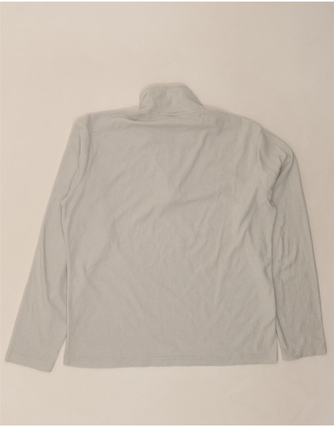 ASICS Womens Zip Neck Fleece Jumper UK 18 XL Grey Polyester Vintage Asics and Second-Hand Asics from Messina Hembry 