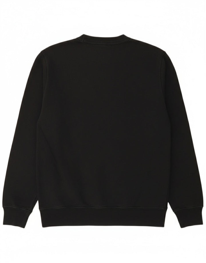 Zara Herren-Sweatshirt-Pullover, mittelschwarz, Baumwolle