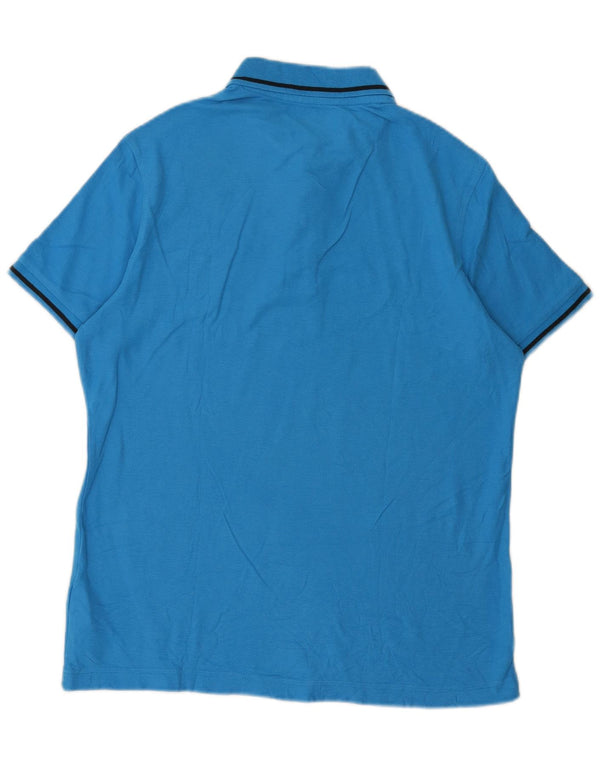 Polo Uomo Lotto in cotone Blu Medio