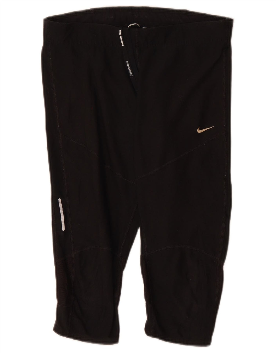 NIKE Damen Dri Fit Capri-Trainingshose, UK 12, Mittelschwarz, Polyester