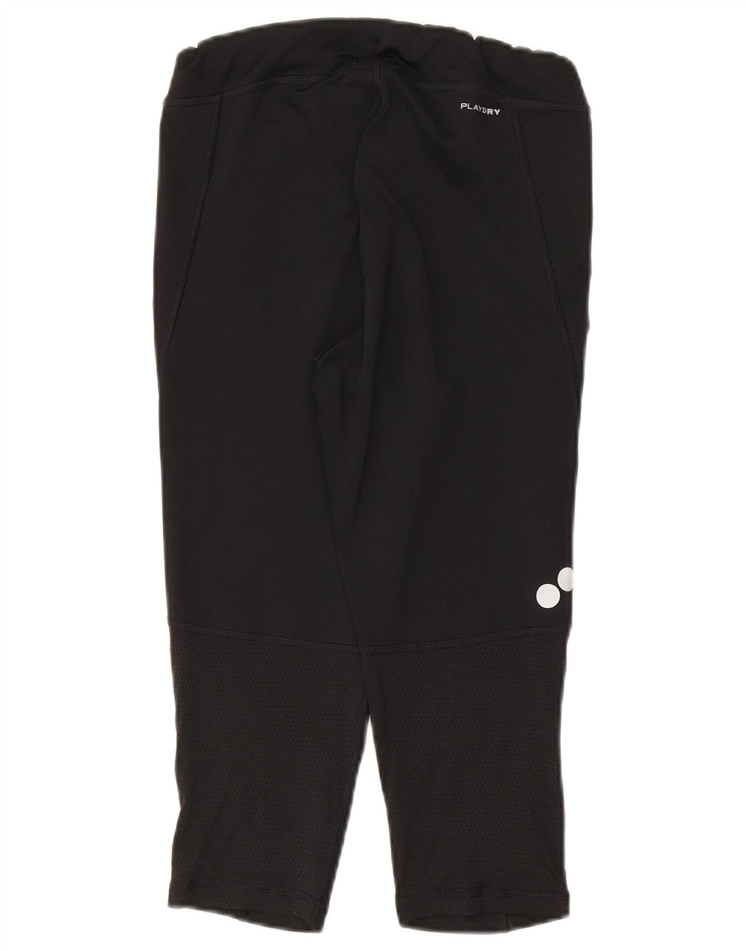 Reebok Womens Capri Leggings UK 8/10 Small  Black Polyester