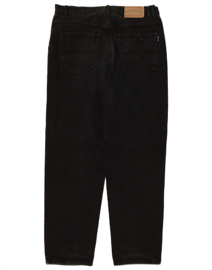 ST. BERNARD Mens Straight Jeans W34 L30 Black Cotton