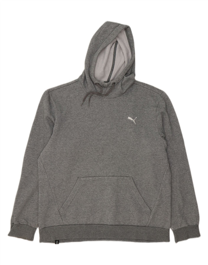 PUMA Mens Hoodie Jumper Large Grey Vintage Puma and Second-Hand Puma from Messina Hembry 