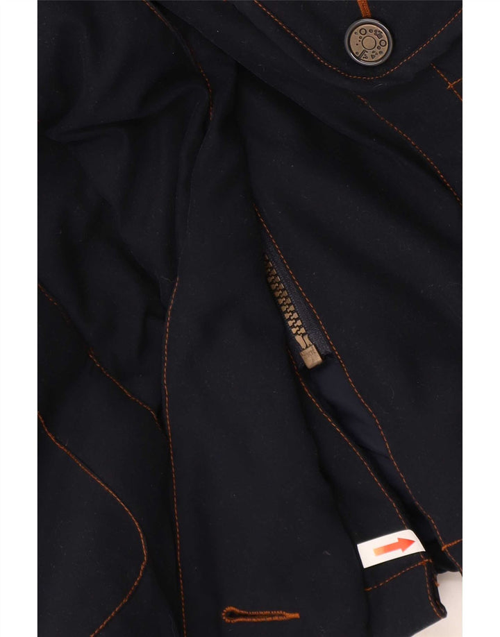 Giacca imbottita da donna Daunen EU 46 XL poliestere blu navy