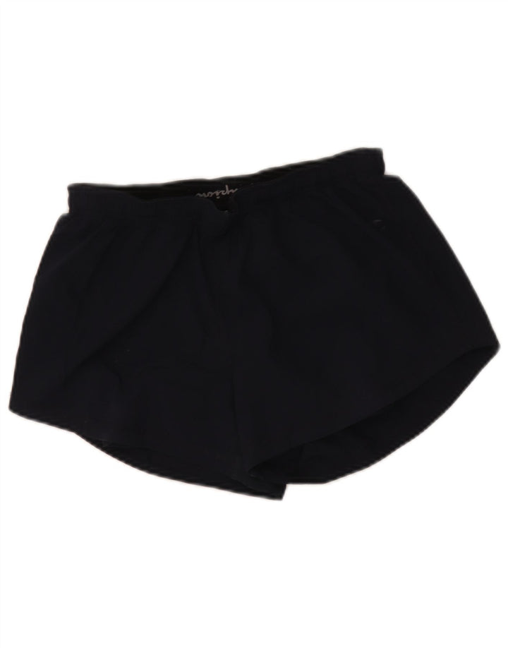 Champion Womens Sport Shorts UK 8 Small Navy Blue Polyester