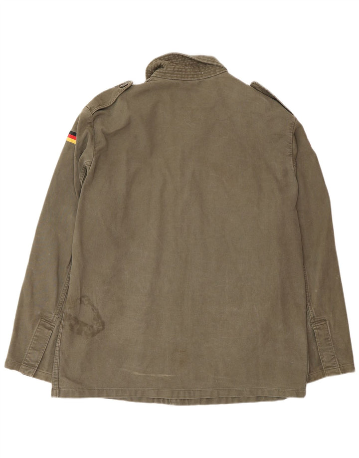 Vintage Mens Military Jacket UK 40 Large Khaki