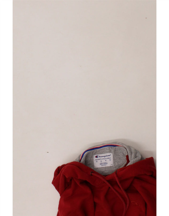 CHAMPION Mens Hoodie Jumper Medium Red Cotton Vintage Champion and Second-Hand Champion from Messina Hembry 