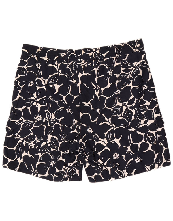 Nautica Herren-Badeshorts XL, Marineblau, Blumenmuster, Polyester