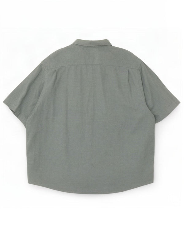 Wrangler Mens Short Sleeve Shirt 3XL Green Cotton