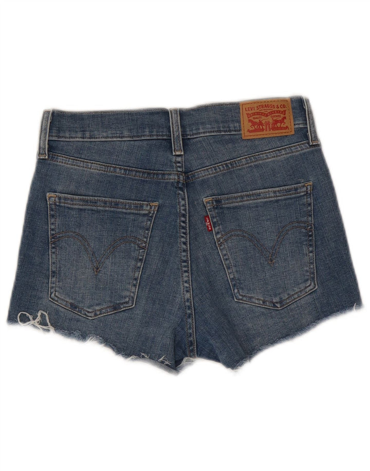 Levi's Womens Distressed Denim Shorts W25 XS Blue Cotton