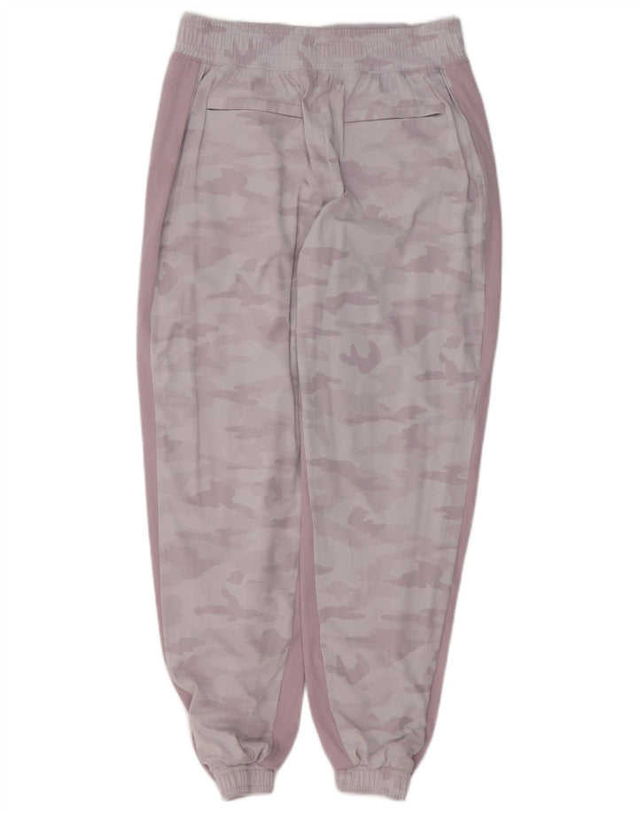 ATHLETA Womens Tracksuit Trousers Joggers US 6 Medium Grey Camouflage