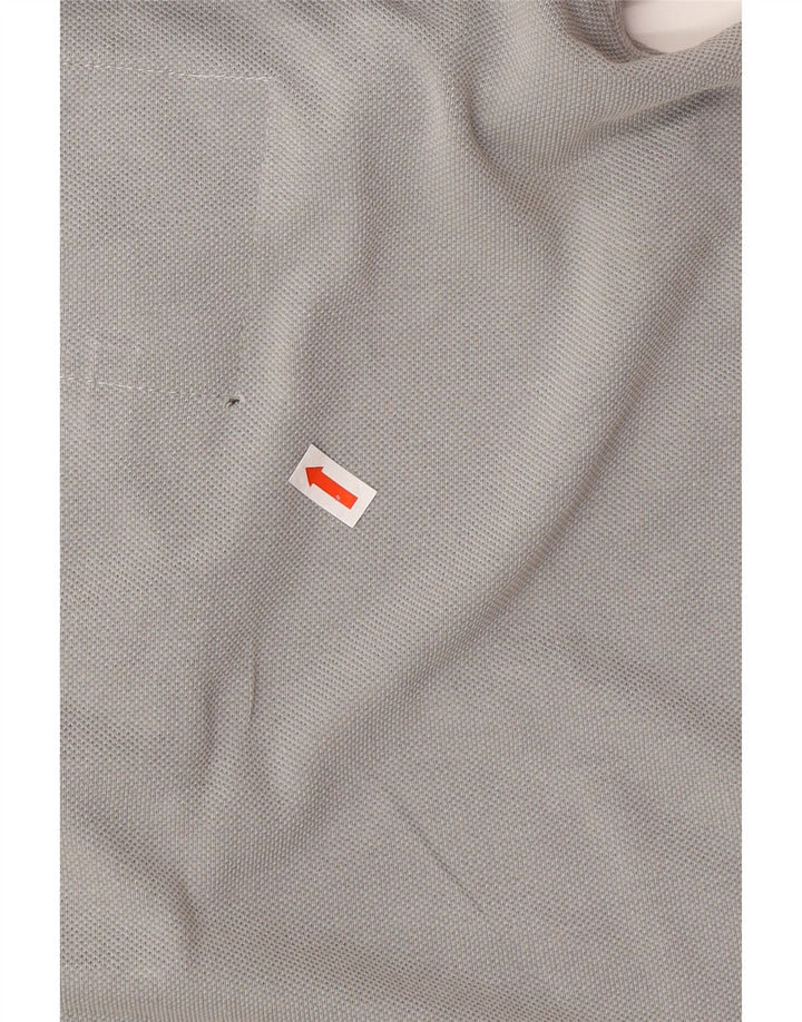 ARMANI JEANS Mens Polo Shirt Medium Grey Cotton