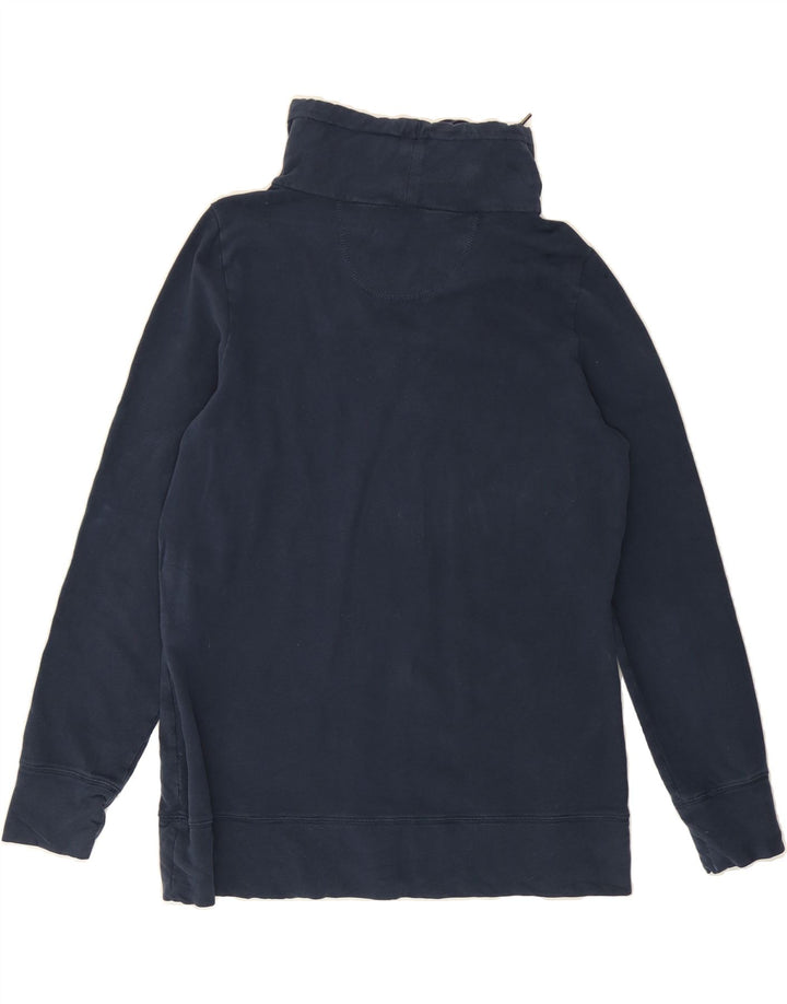L.L.BEAN Womens Sweatshirt Jumper UK 14 Medium Navy Blue Cotton Vintage L.L.Bean and Second-Hand L.L.Bean from Messina Hembry 