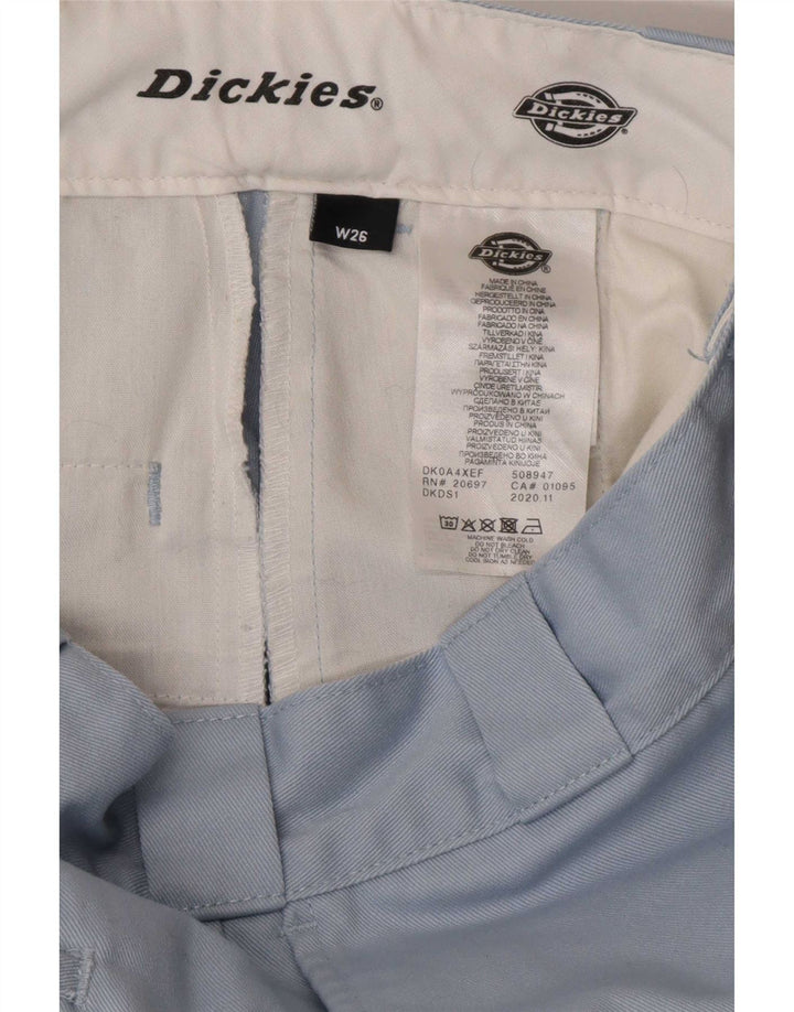 Pantaloni chino dritti da donna Dickies W26 L25 poliestere blu
