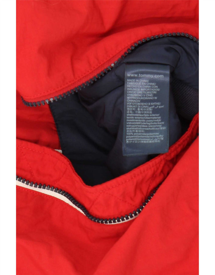 Giubbotto bomber da uomo Tommy Hilfiger UK 36 Small Rosso Poliammide