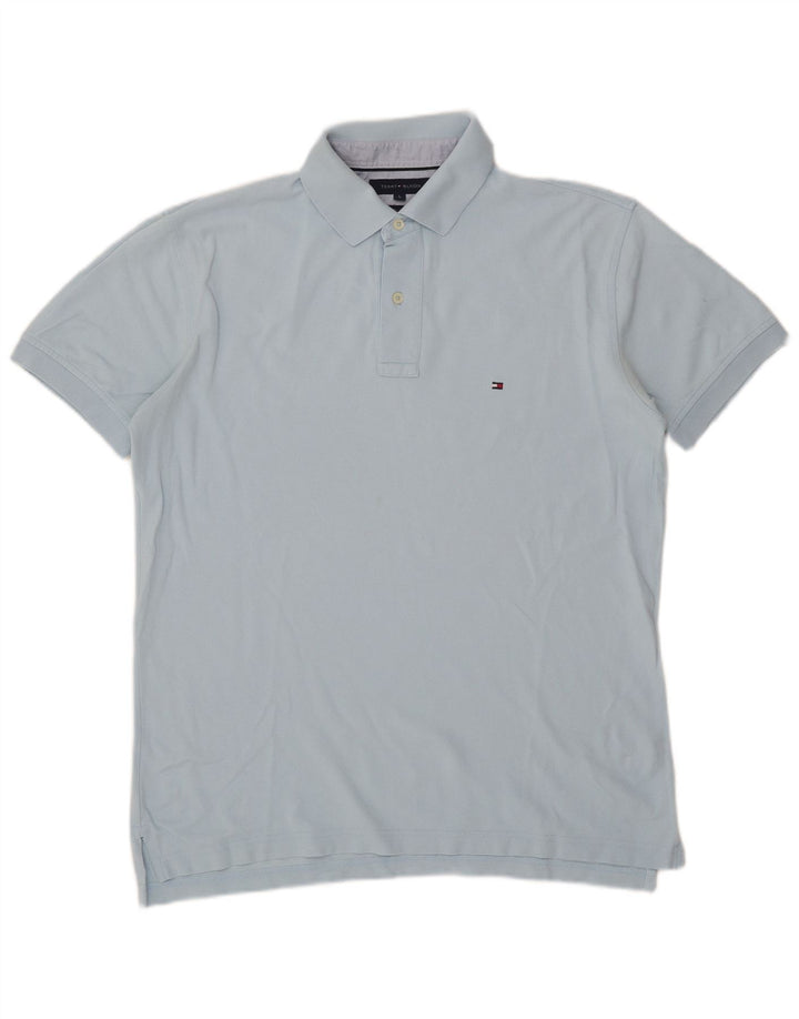 Tommy Hilfiger Mens Polo Shirt Large Blue