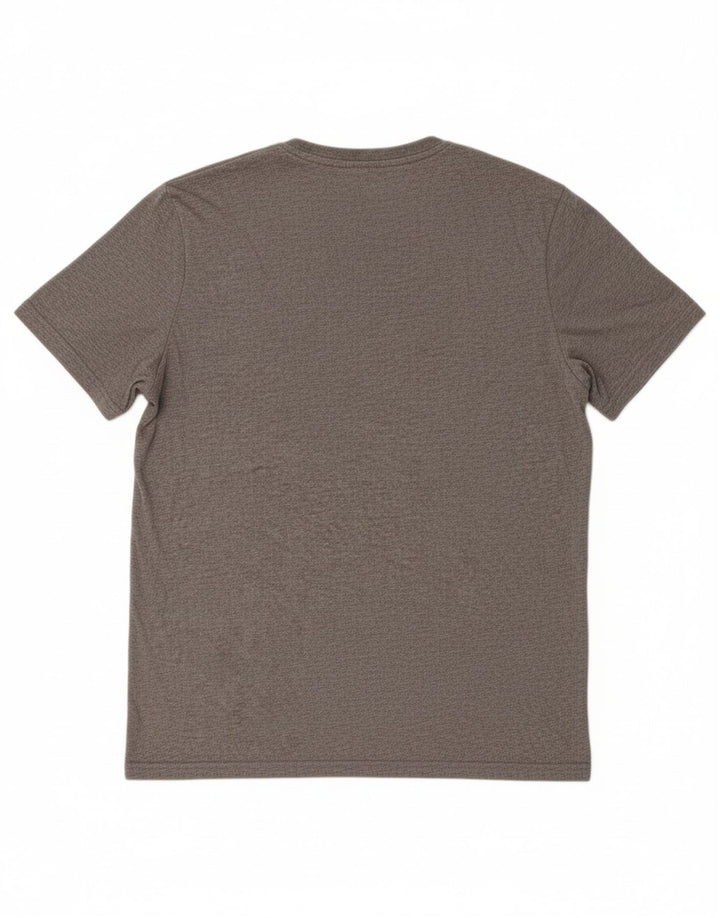LYLE & SCOTT Mens T-Shirt Top Medium Grey Cotton