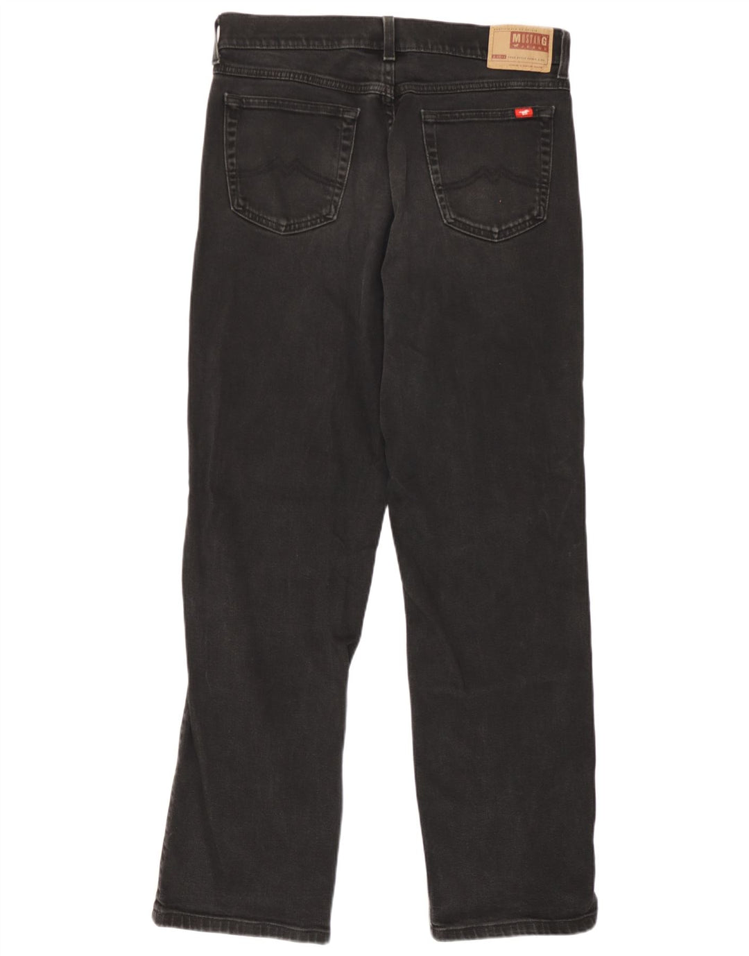 Mustang Mens Straight Jeans W32 L32 Black