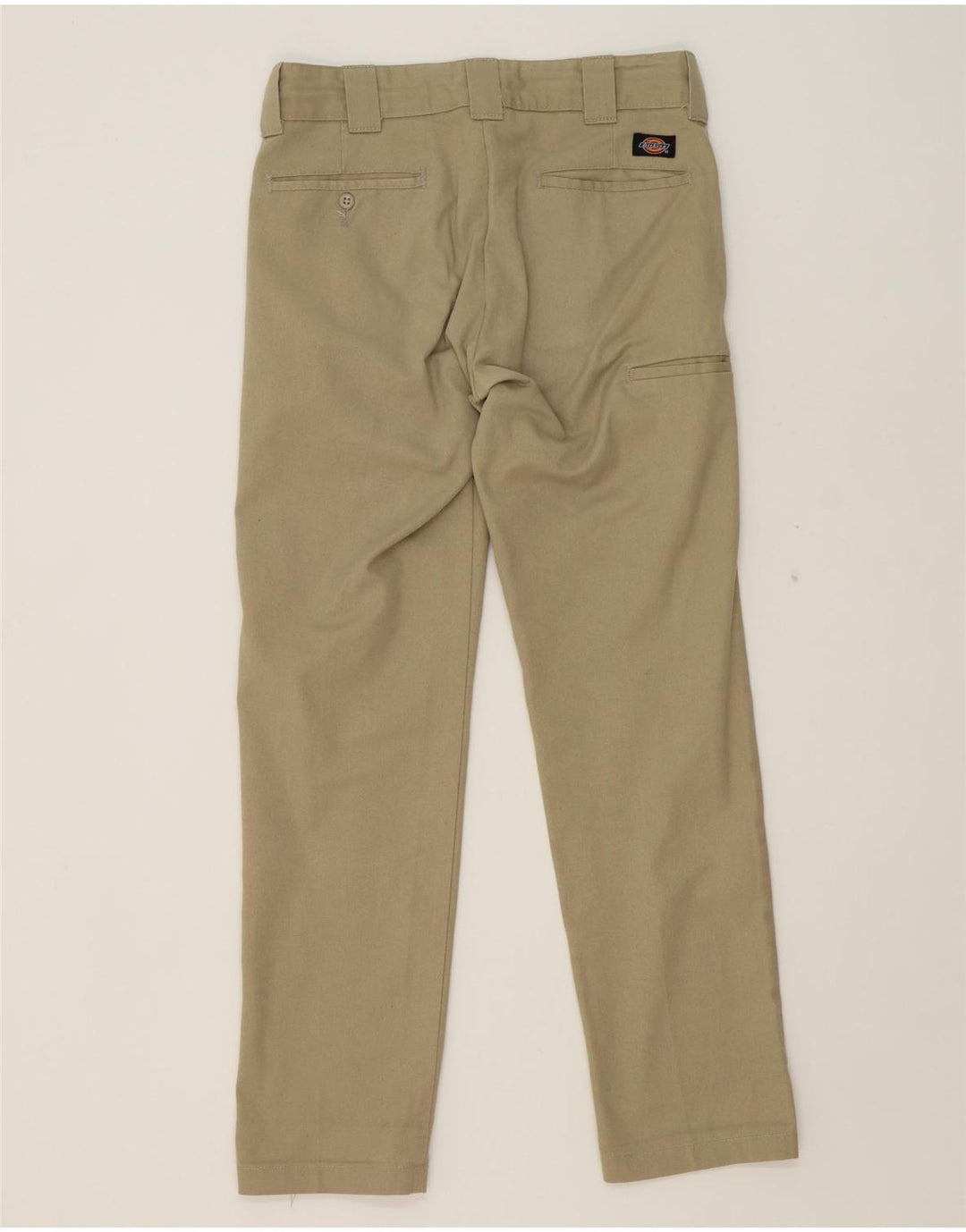 DICKIES Mens Slim Tapered Cargo Trousers W33 L31 Beige Polyester Vintage Dickies and Second-Hand Dickies from Messina Hembry 