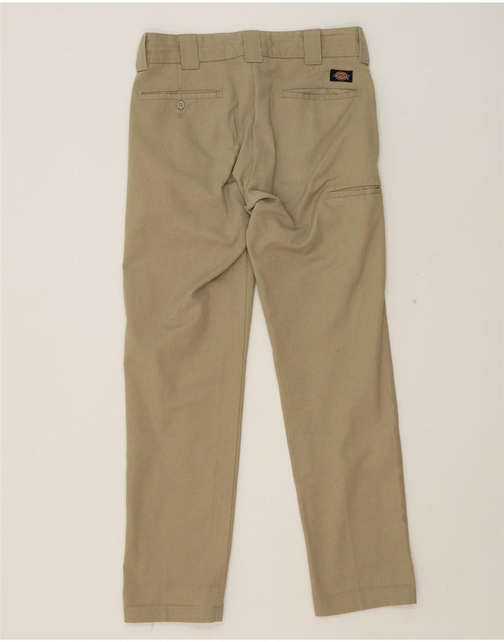 DICKIES Mens Slim Tapered Cargo Trousers W33 L31 Beige Polyester Vintage Dickies and Second-Hand Dickies from Messina Hembry 