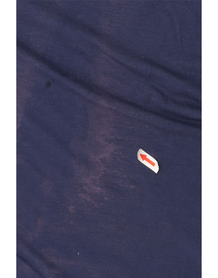 Kappa Mens Graphic Vest Top Large Navy Blue Cotton