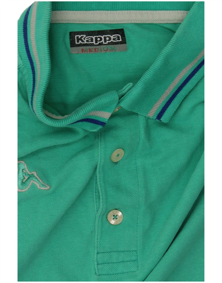 KAPPA Mens Polo Shirt Medium Turquoise