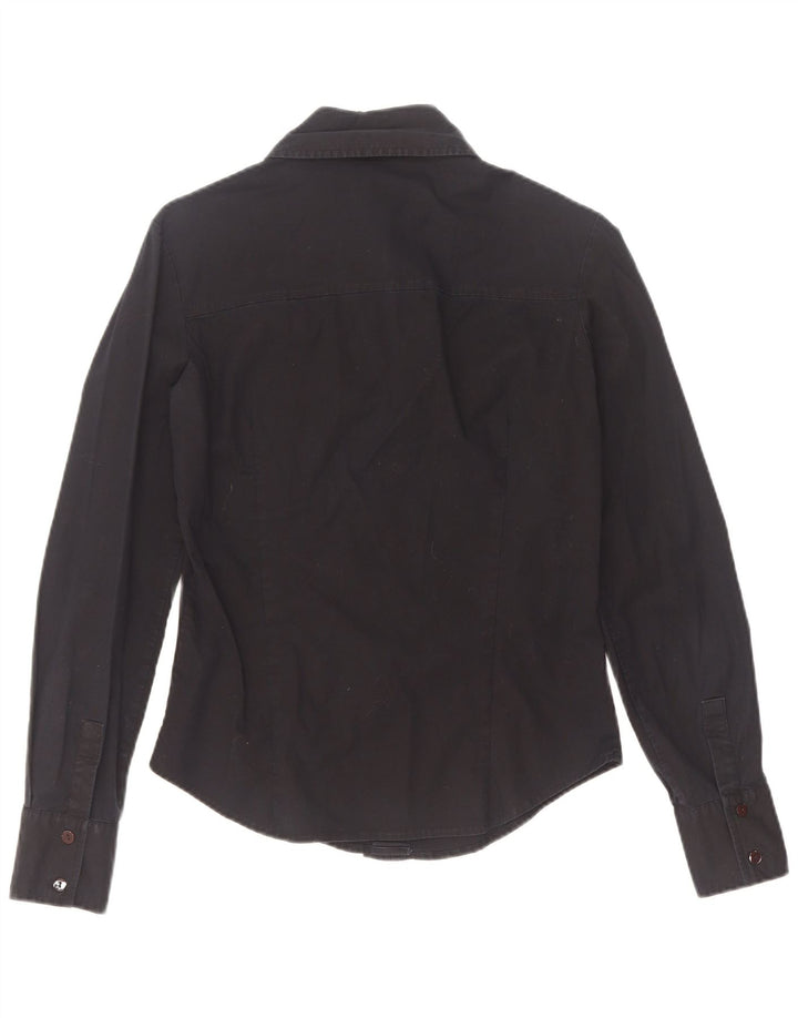 Sportstaff Womens Shirt IT 44 Medium Black Cotton