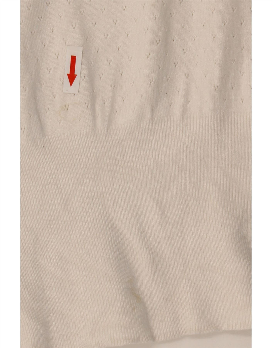 Marks & Spencer Womens Crew Neck Jumper Sweater UK 14 Medium Off White